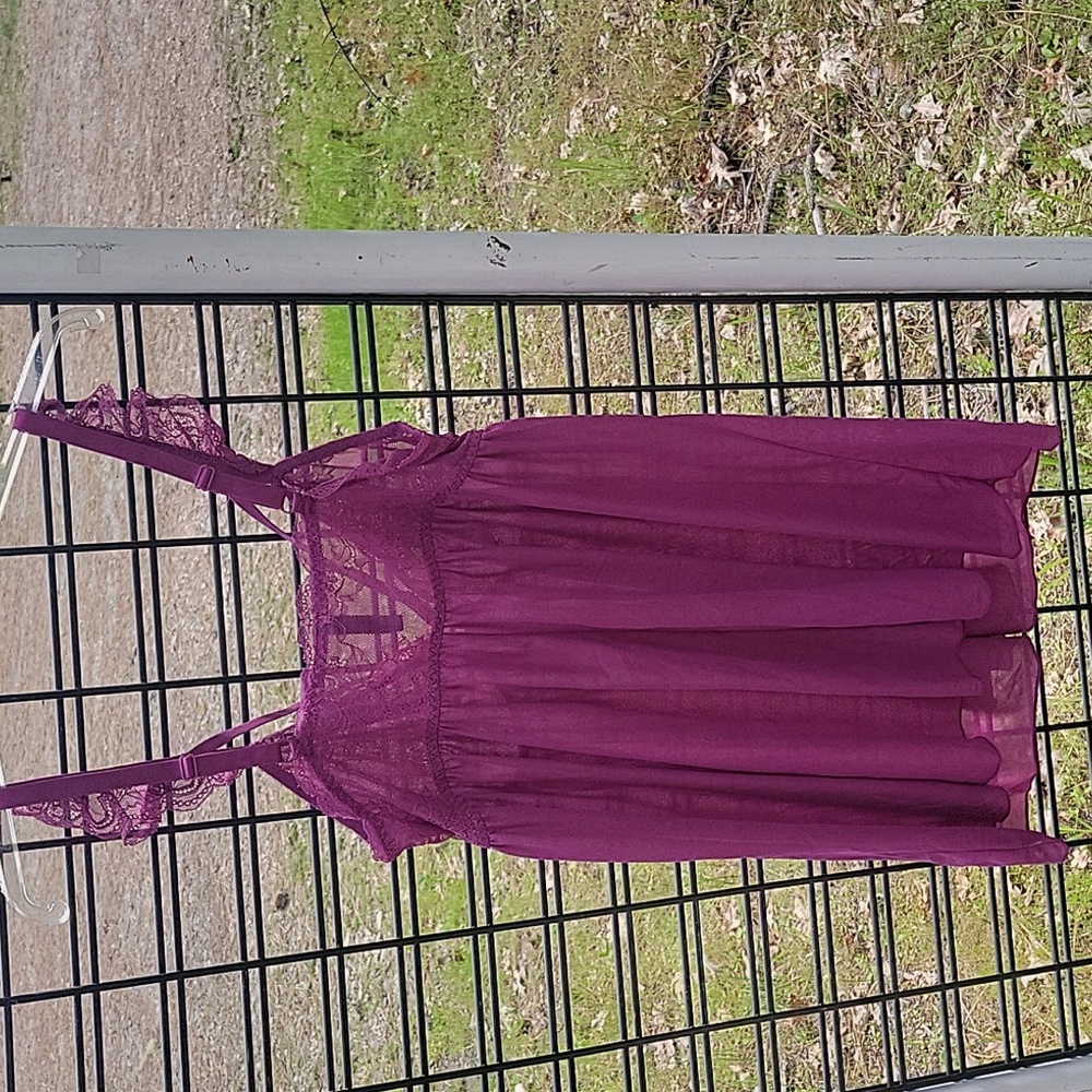 Torrid size 2 Raspberry babydoll - Picture 2 of 5